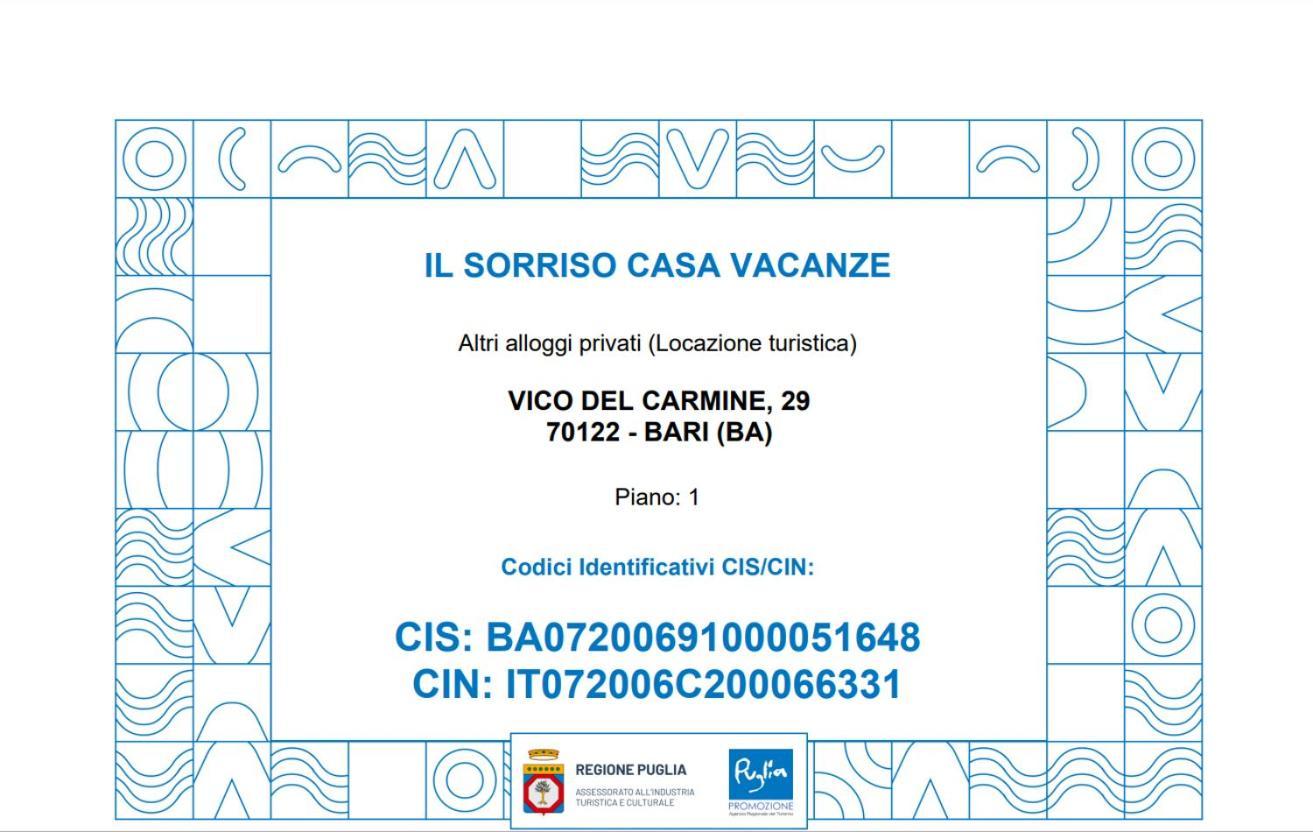 Il Sorriso Casa Vacanze Bari Exterior foto